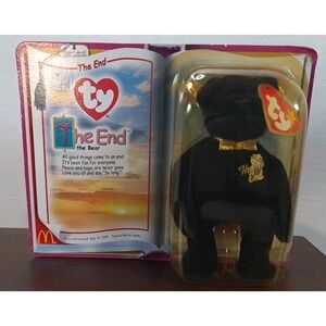 1999 Ty Beanie Baby The End Bear – McDonald's Exclusive – NIB – Rare Collectible
